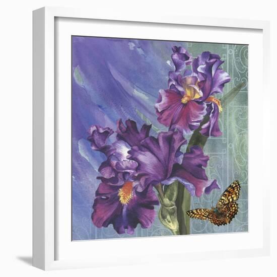 Spring Iris Garden-Bill Jackson-Framed Giclee Print