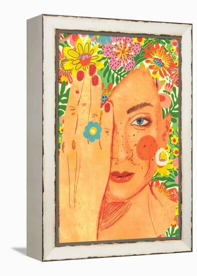 Spring Lady-Gigi Rosado-Framed Premier Image Canvas