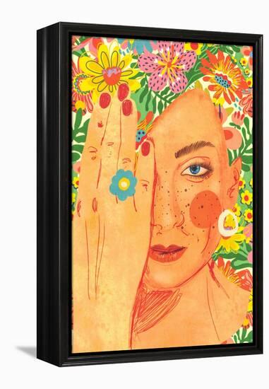 Spring Lady-Gigi Rosado-Framed Premier Image Canvas