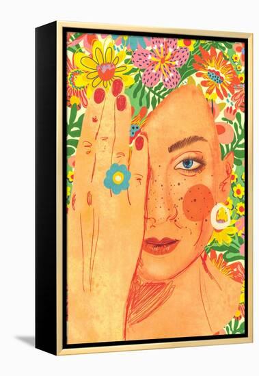 Spring Lady-Gigi Rosado-Framed Premier Image Canvas