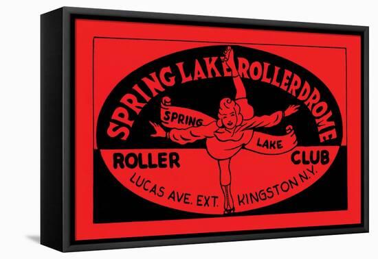 Spring Lake Rollerdome Roller Club-null-Framed Stretched Canvas