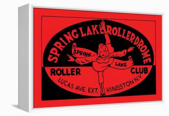 Spring Lake Rollerdome Roller Club-null-Framed Stretched Canvas