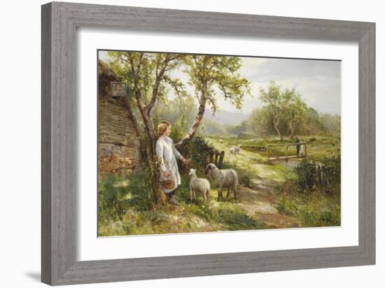 Spring Lambs-Ernest Walbourn-Framed Giclee Print