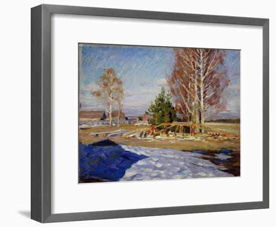 Spring Landscape, 1915-Sergei Arsenyevich Vinogradov-Framed Giclee Print