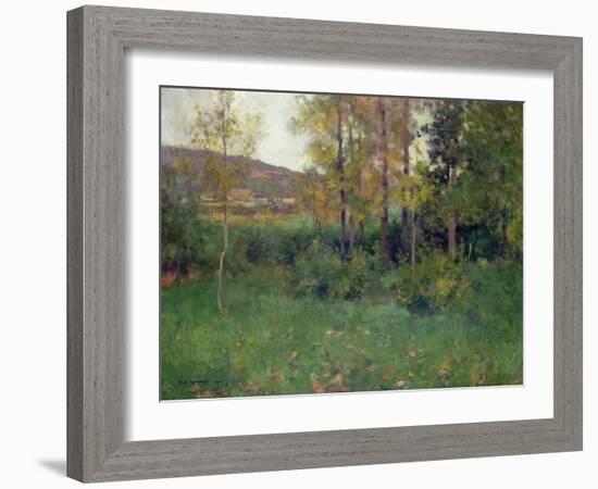 Spring Landscape, Giverny, 1887-Willard Leroy Metcalf-Framed Giclee Print