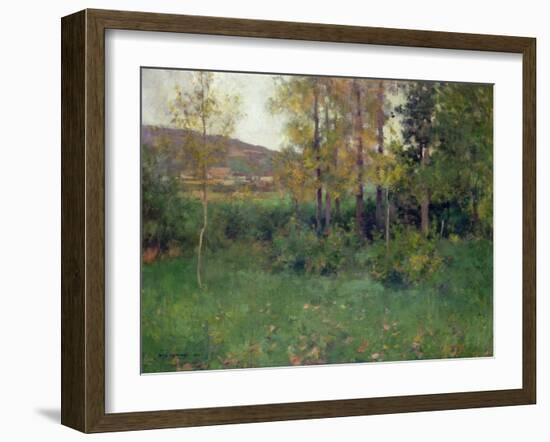 Spring Landscape, Giverny, 1887-Willard Leroy Metcalf-Framed Giclee Print