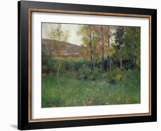 Spring Landscape, Giverny, 1887-Willard Leroy Metcalf-Framed Giclee Print