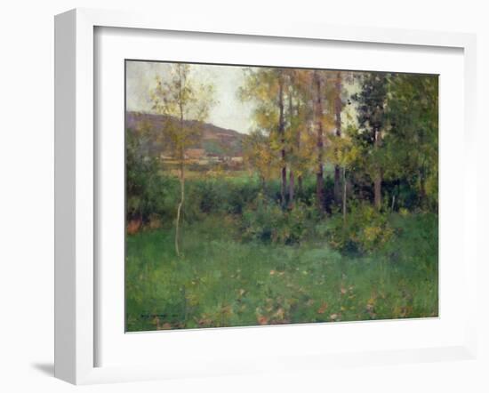 Spring Landscape, Giverny, 1887-Willard Leroy Metcalf-Framed Giclee Print