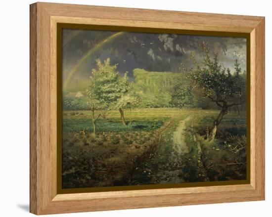 Spring Landscape with Rainbow (Le Printemps), 1868/73-Jean-François Millet-Framed Premier Image Canvas