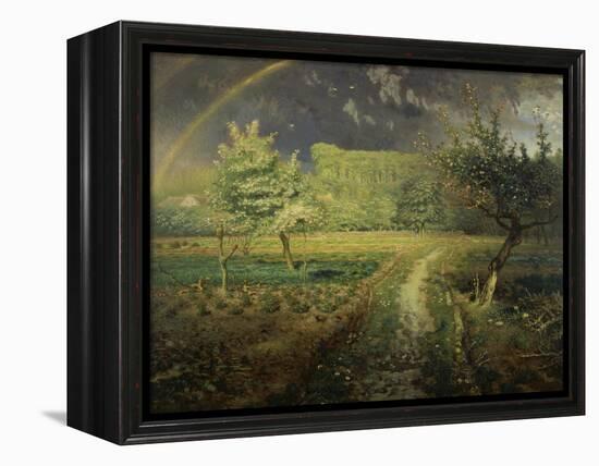 Spring Landscape with Rainbow (Le Printemps), 1868/73-Jean-François Millet-Framed Premier Image Canvas