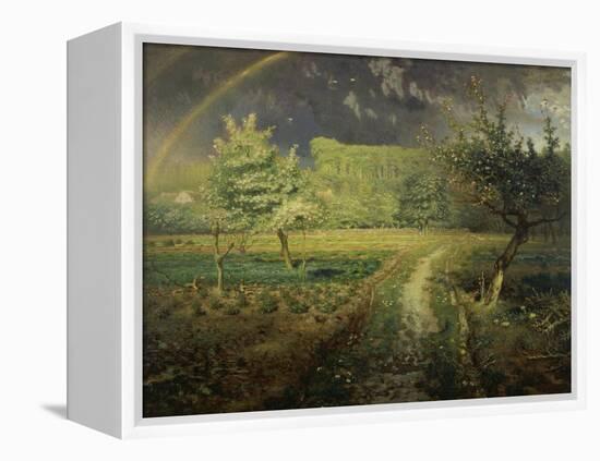 Spring Landscape with Rainbow (Le Printemps), 1868/73-Jean-François Millet-Framed Premier Image Canvas