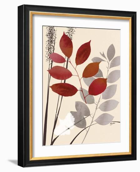 Spring Leaf 1-Bella Dos Santos-Framed Art Print