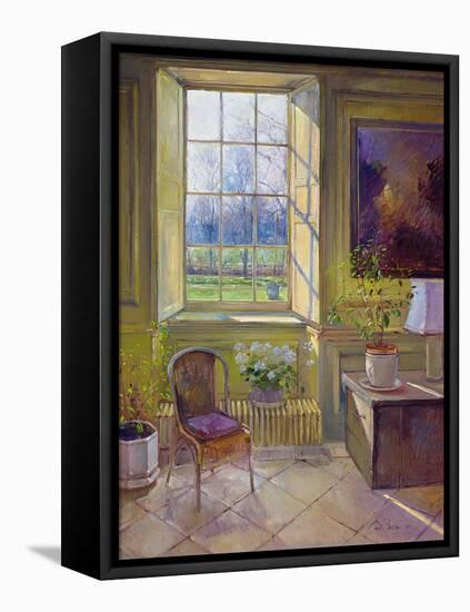 Spring Light and the Tangerine Trees, 1994-Timothy Easton-Framed Premier Image Canvas