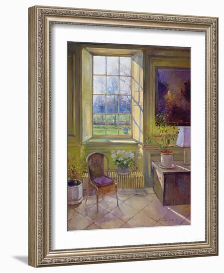 Spring Light and the Tangerine Trees, 1994-Timothy Easton-Framed Giclee Print