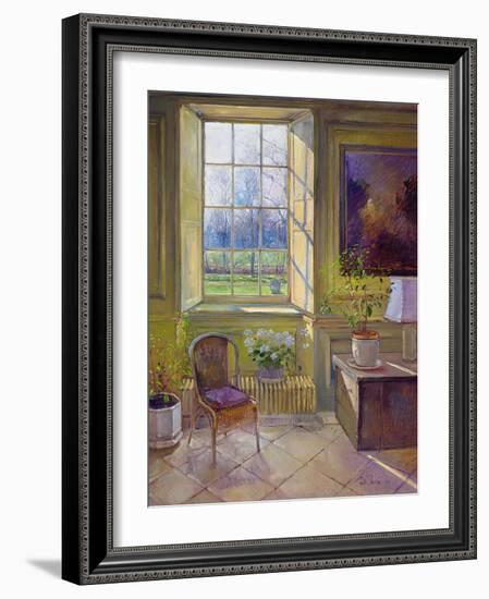 Spring Light and the Tangerine Trees, 1994-Timothy Easton-Framed Giclee Print