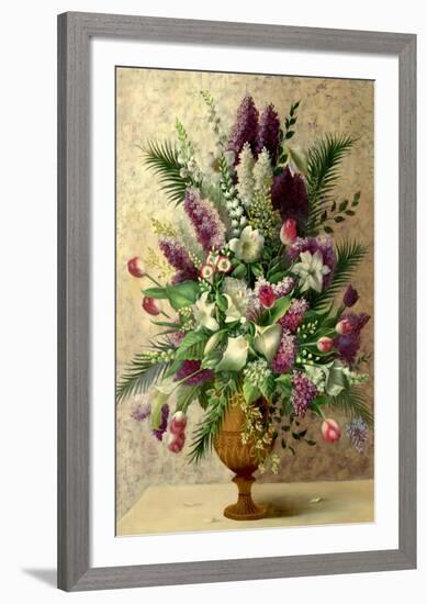 Spring Lilac Bouquet-Welby-Framed Art Print