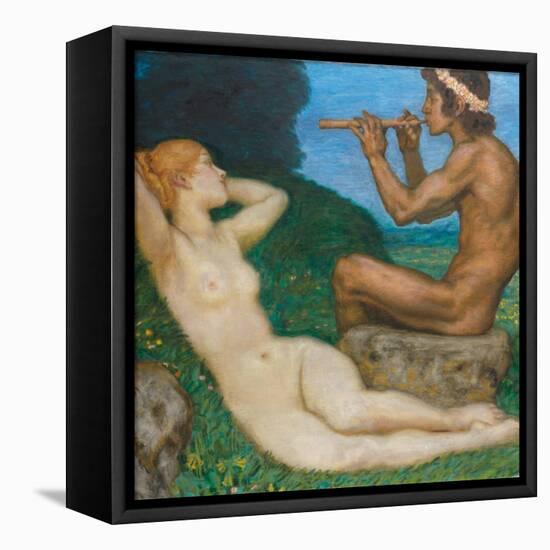 Spring Love; Liebesfrhling, 1917-Franz von Stuck-Framed Premier Image Canvas