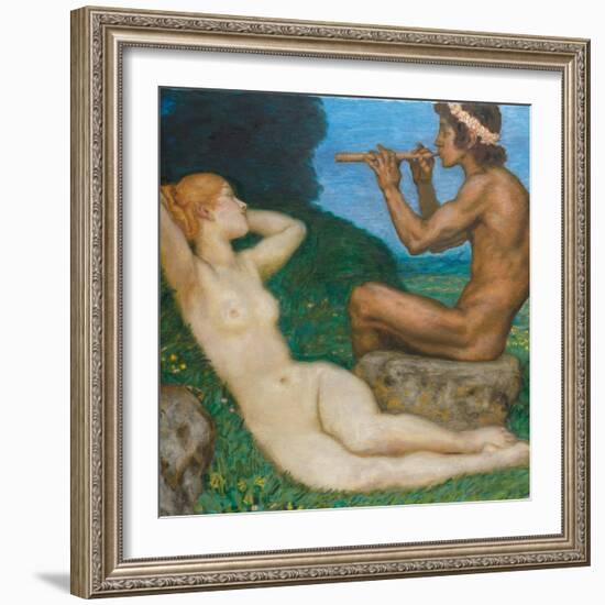 Spring Love; Liebesfrhling, 1917-Franz von Stuck-Framed Giclee Print