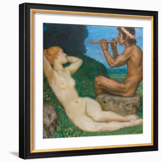 Spring Love; Liebesfrhling, 1917-Franz von Stuck-Framed Giclee Print