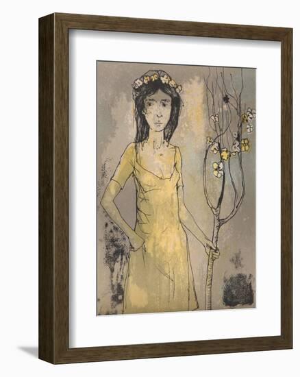 Spring Maid-Jean Jansem-Framed Collectable Print