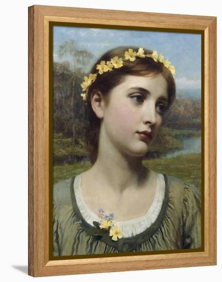 Spring Maiden, 1884-Frank Bernard Dicksee-Framed Premier Image Canvas