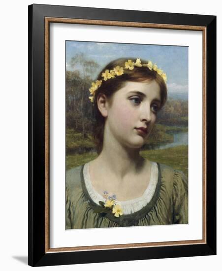 Spring Maiden, 1884-Frank Bernard Dicksee-Framed Giclee Print