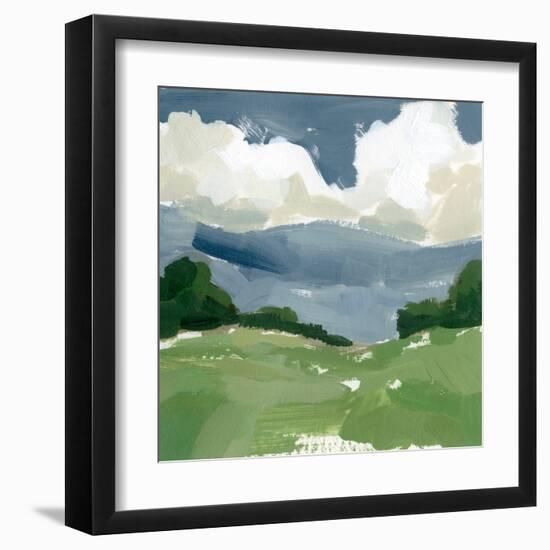 Spring Meadow Study III-Victoria Barnes-Framed Art Print