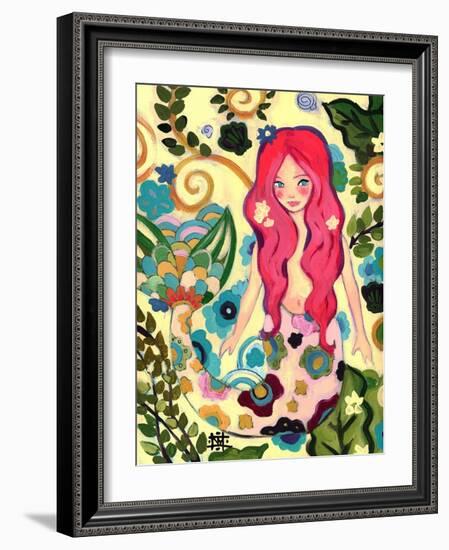 Spring Mermaid-Natasha Wescoat-Framed Giclee Print