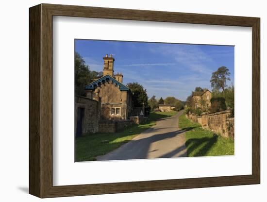 Spring Morning at Edensor, Estate Village at Chatsworth, Home of Duke of Devonshire-Eleanor Scriven-Framed Photographic Print