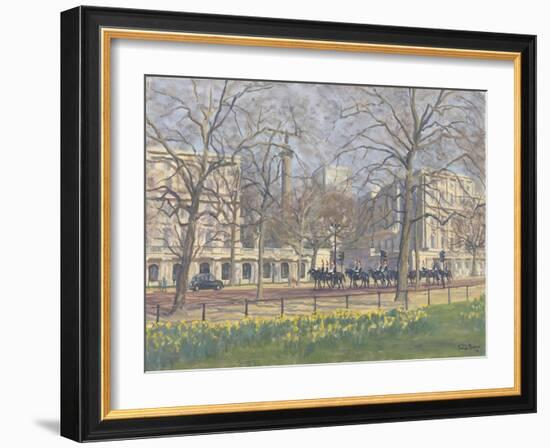 Spring Morning, the Mall, 2010-Julian Barrow-Framed Giclee Print