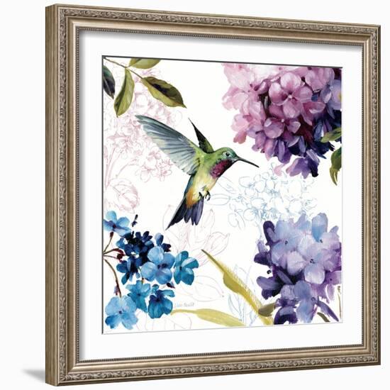 Spring Nectar Square II-Lisa Audit-Framed Art Print