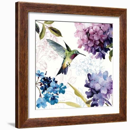 Spring Nectar Square II-Lisa Audit-Framed Art Print