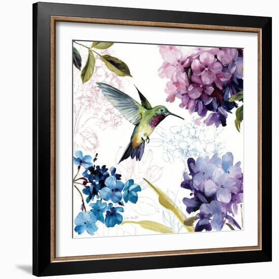 Spring Nectar Square II-Lisa Audit-Framed Art Print