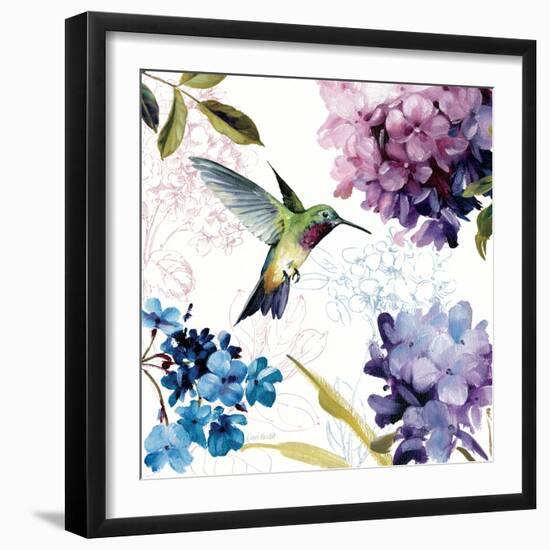 Spring Nectar Square II-Lisa Audit-Framed Art Print