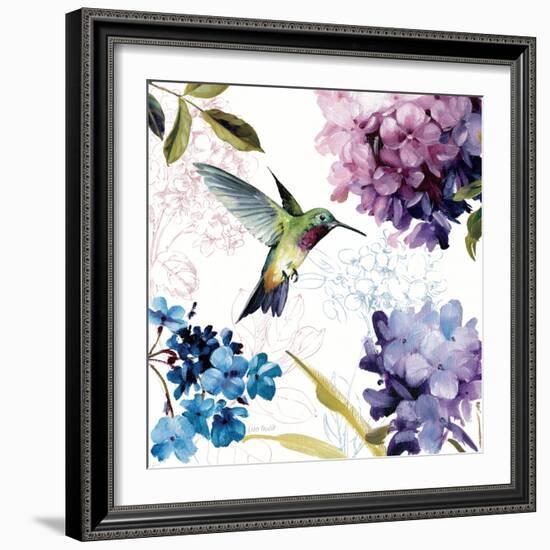 Spring Nectar Square II-Lisa Audit-Framed Art Print