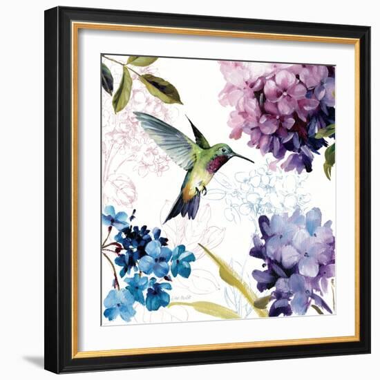 Spring Nectar Square II-Lisa Audit-Framed Art Print