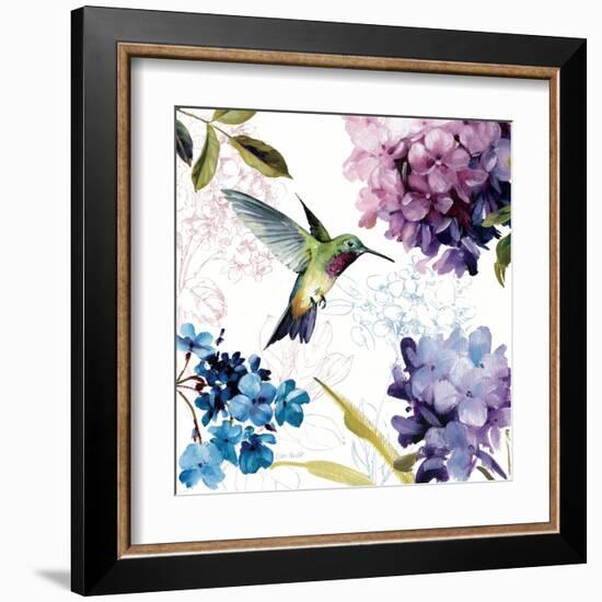 Spring Nectar Square II-Lisa Audit-Framed Art Print