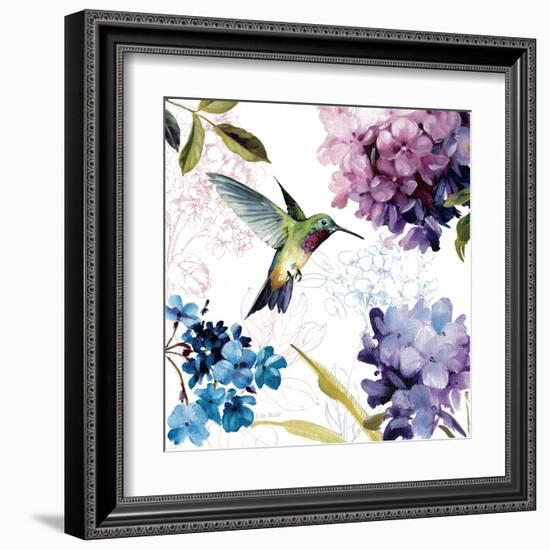 Spring Nectar Square II-Lisa Audit-Framed Art Print