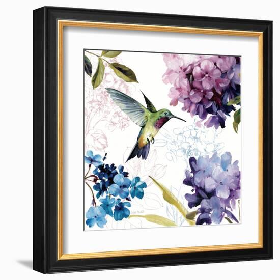 Spring Nectar Square II-Lisa Audit-Framed Art Print