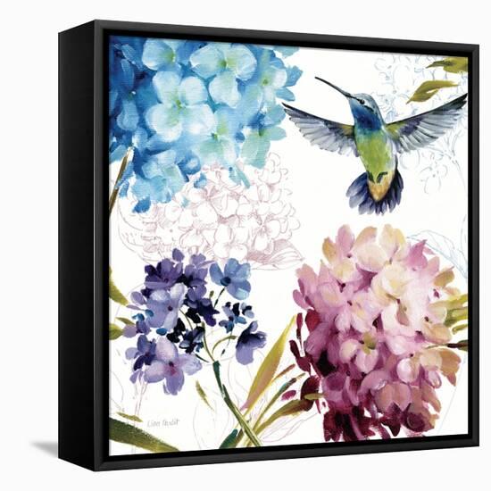 Spring Nectar Square III-Lisa Audit-Framed Stretched Canvas