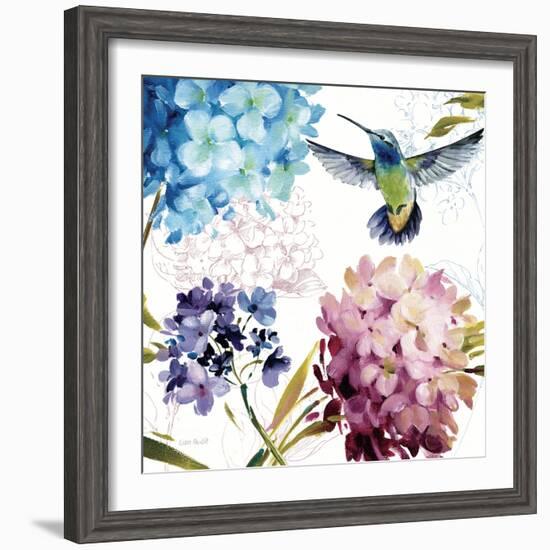 Spring Nectar Square III-Lisa Audit-Framed Art Print
