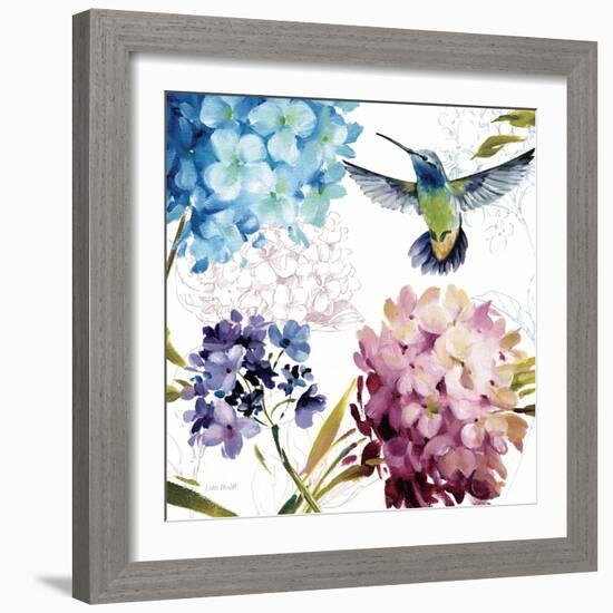 Spring Nectar Square III-Lisa Audit-Framed Art Print