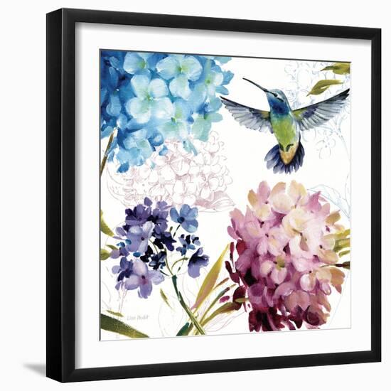 Spring Nectar Square III-Lisa Audit-Framed Art Print