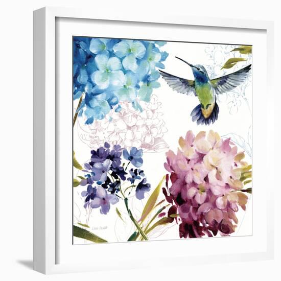 Spring Nectar Square III-Lisa Audit-Framed Art Print
