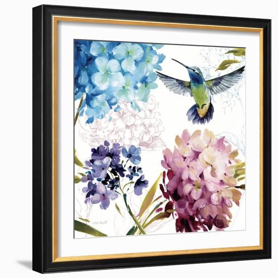 Spring Nectar Square III-Lisa Audit-Framed Art Print