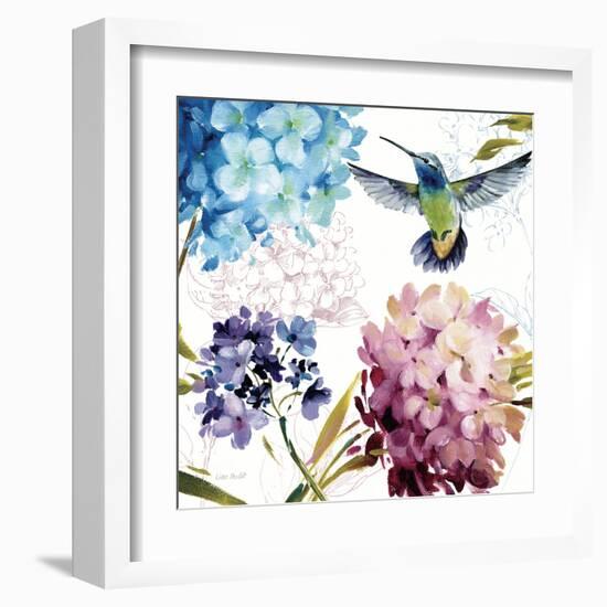 Spring Nectar Square III-Lisa Audit-Framed Art Print