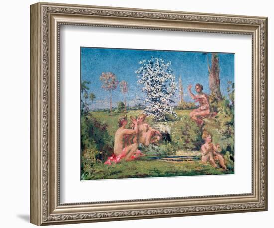 Spring (Oil on Canvas)-Ker Xavier Roussel-Framed Giclee Print