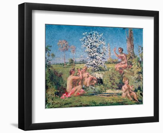 Spring (Oil on Canvas)-Ker Xavier Roussel-Framed Giclee Print