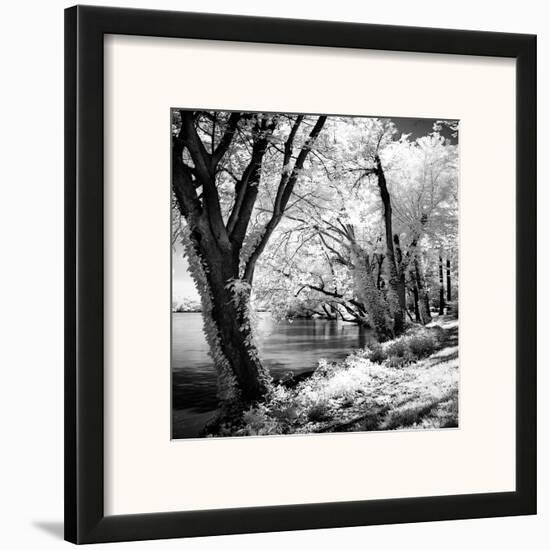 Spring on the River Square II-Alan Hausenflock-Framed Art Print