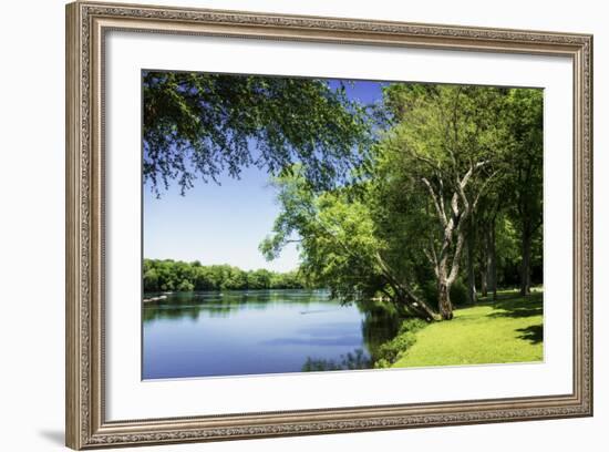 Spring on the River V-Alan Hausenflock-Framed Photographic Print
